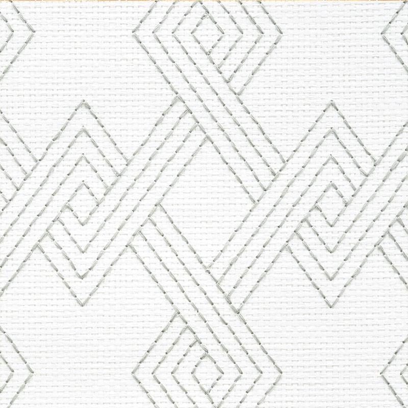 HIX EMBROIDERED PAPERWEAVE_GREY