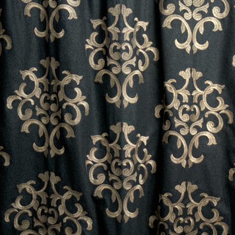 Byron Embroidered Wool_CHARCOAL